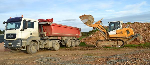 Transport de matériaux à Montauban-de-Bretagne
